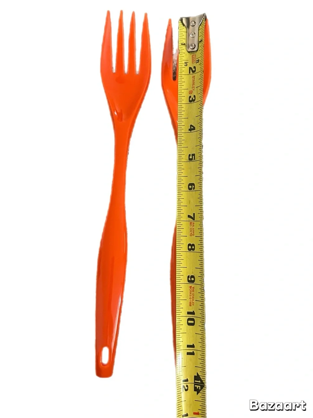 2 Vintage Fesco Serving Forks Melamine Orange 4059 Set New Old Stock